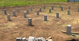 Фундамент на забивных жб сваях под ключ в Ялте - фундамент из забивных железобетонных свай цена от 3204 руб/м2